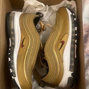 Nike Air Max 97 OG Metallic Gold and Red